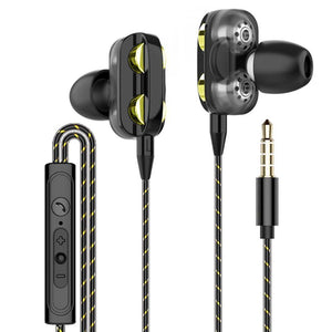 Open image in slideshow, Dual Drive Stereo Wired Earphone
