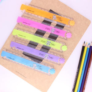 Time Color Folding Ruler